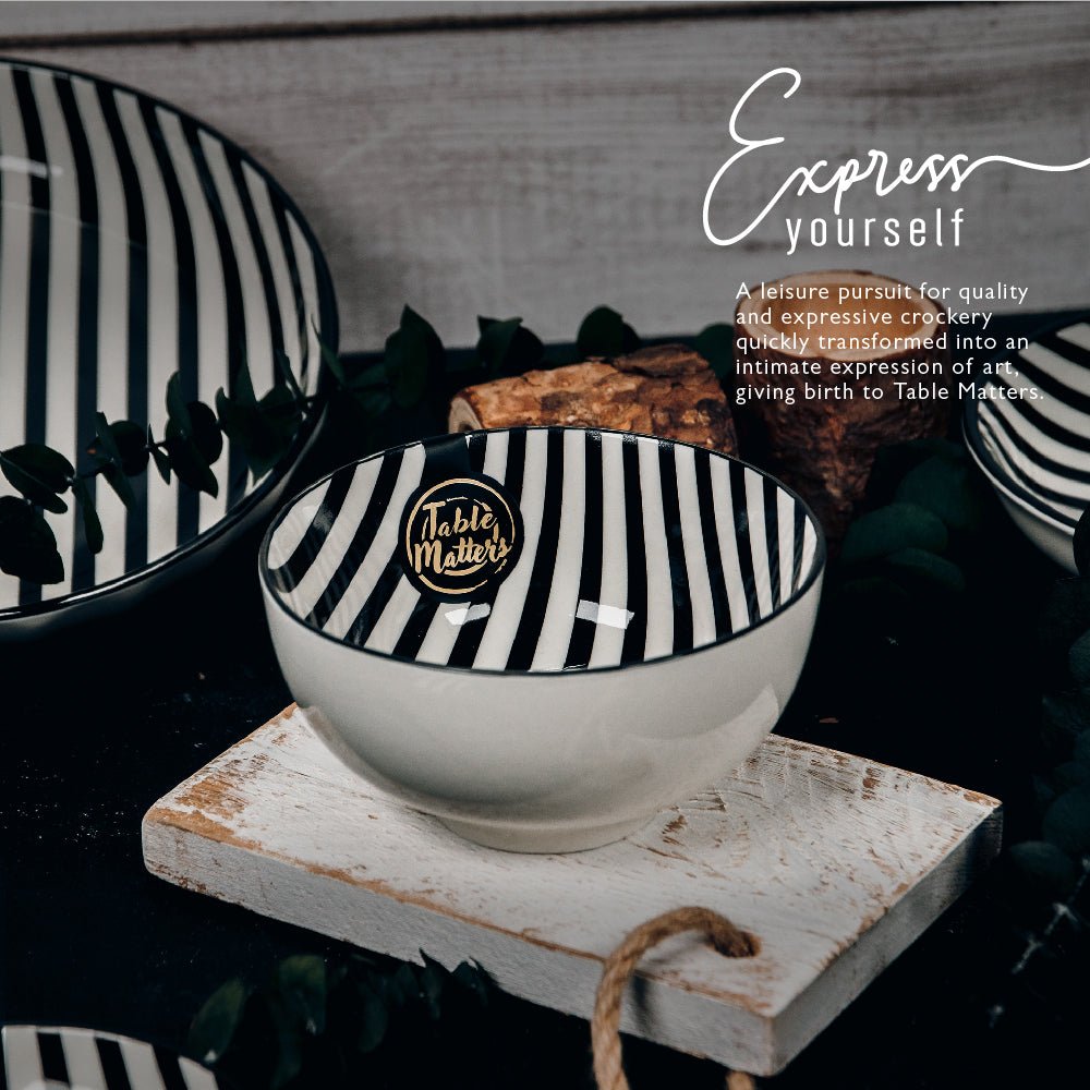 BonBon Stripes - 4 inch Round Saucer