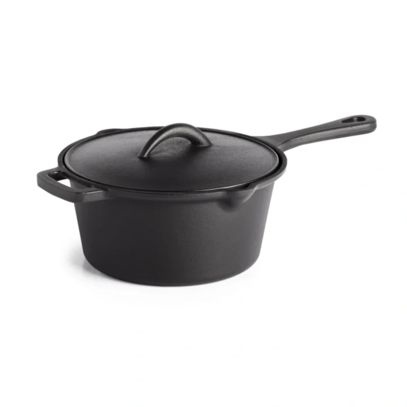 Napoleon - Cast Iron Sauce Pan with Lid