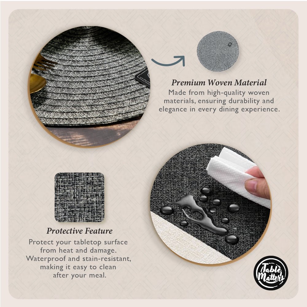 Placemat-ProductListing-17 PVC Leather Placemat Collection