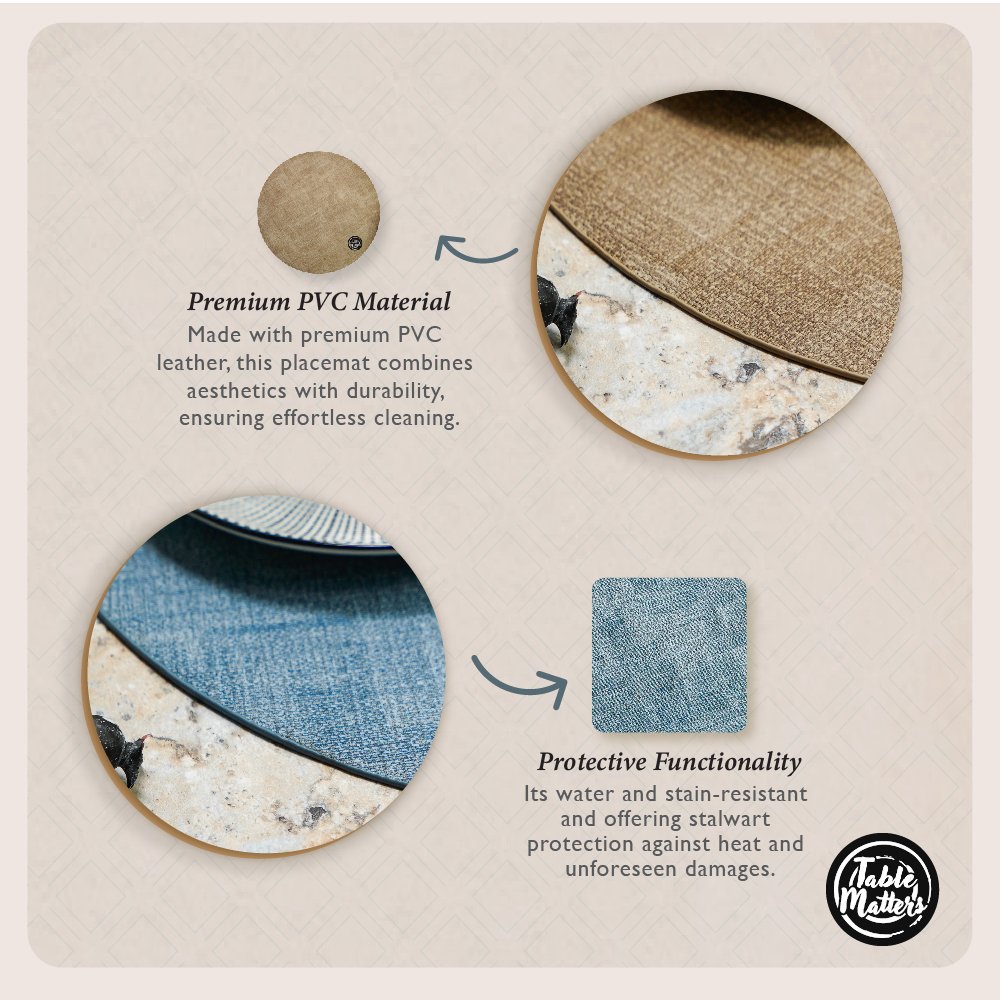 Placemat-ProductListing-18 PVC Leather Placemat Collection