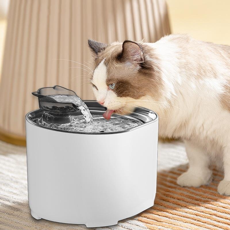 Gift for Pets, Automatic Cat Water FountainSmart and Silent Pets Drinking Water DispenserIndoor Circulation Filtration Water Dispenser forCats Dogs